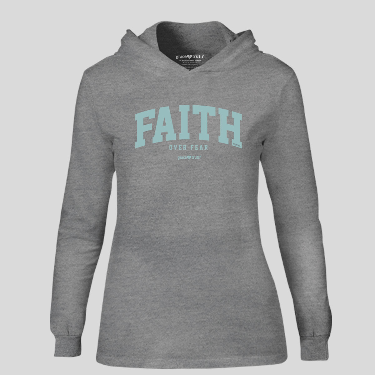 grace & truth Womens Hooded T-Shirt Faith Main image
