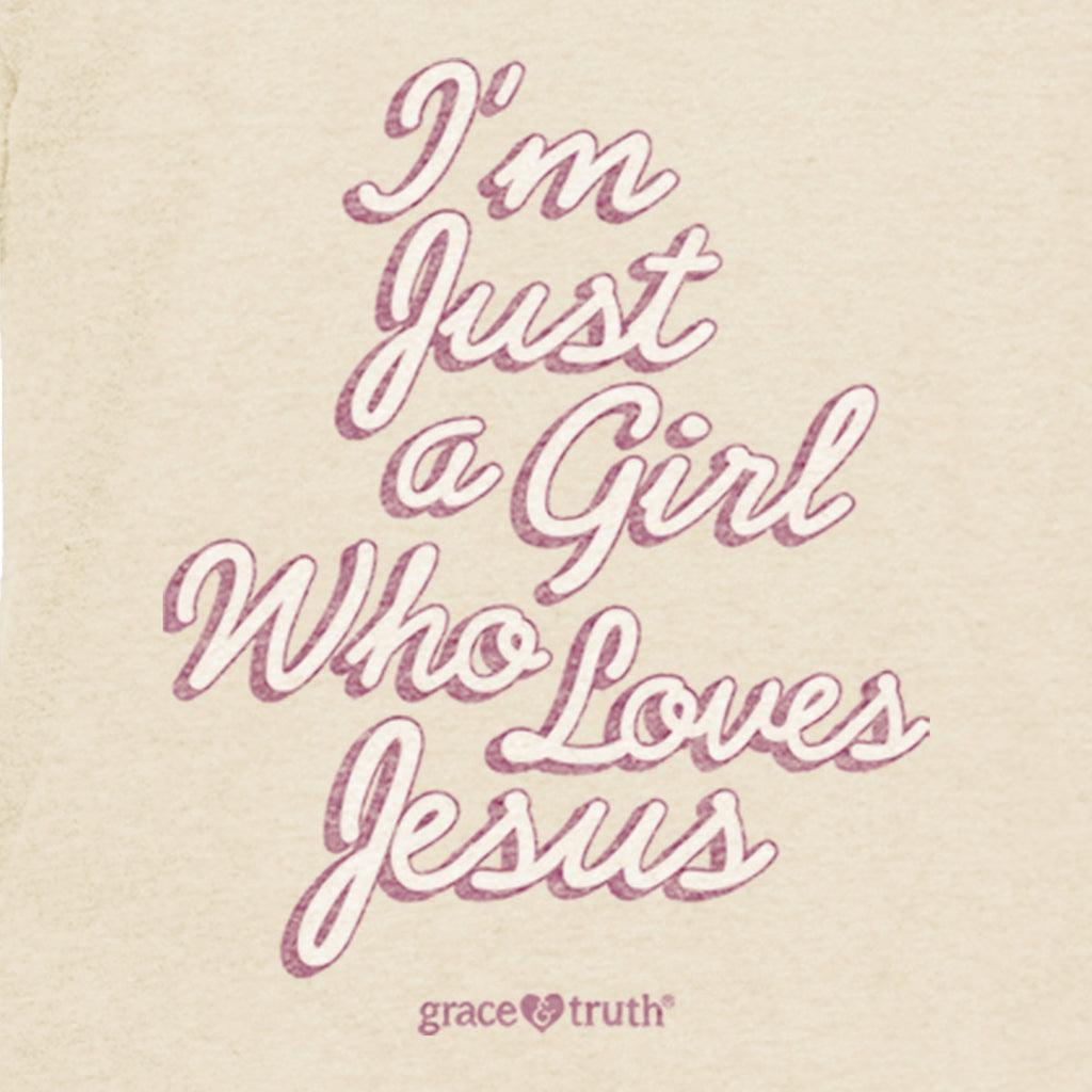 grace & truth Womens Hooded T-Shirt Just A Girl