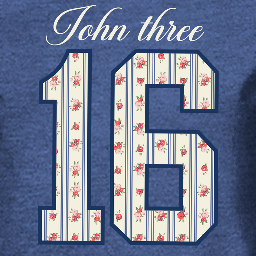 grace & truth Womens Hooded T-Shirt John 3:16
