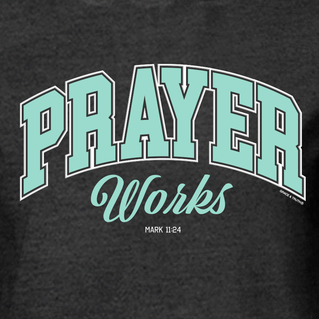 grace & truth Womens Hooded T-Shirt Prayer Works