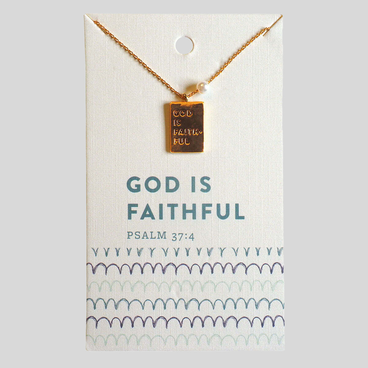 grace & truth God Is Faithful Keepsake Necklace Main image
