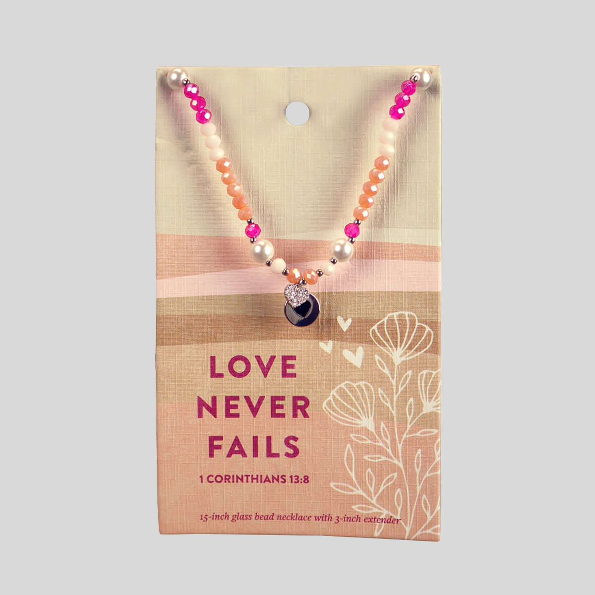 grace & truth Womens Necklace Love Never Fails