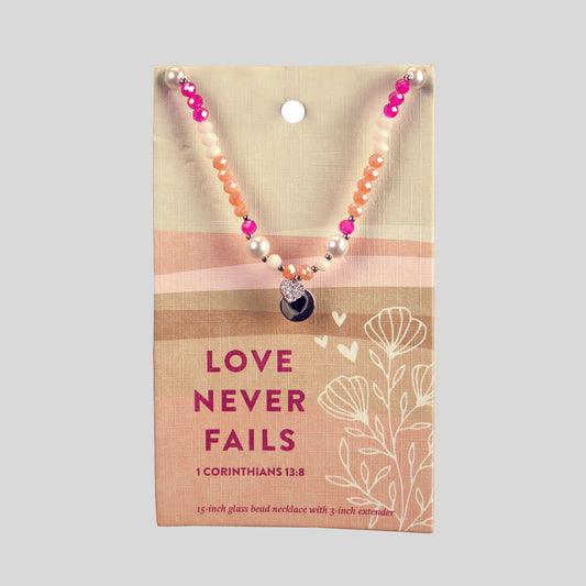 grace & truth Womens Necklace Love Never Fails