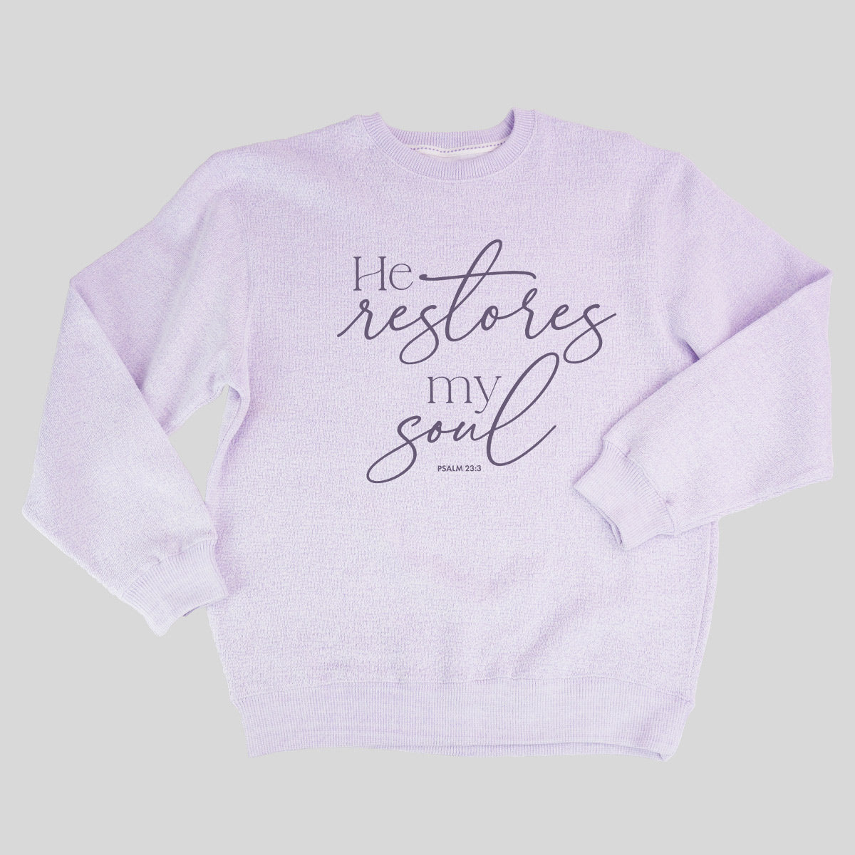 grace & truth Womens Sweater Fleece He Restores