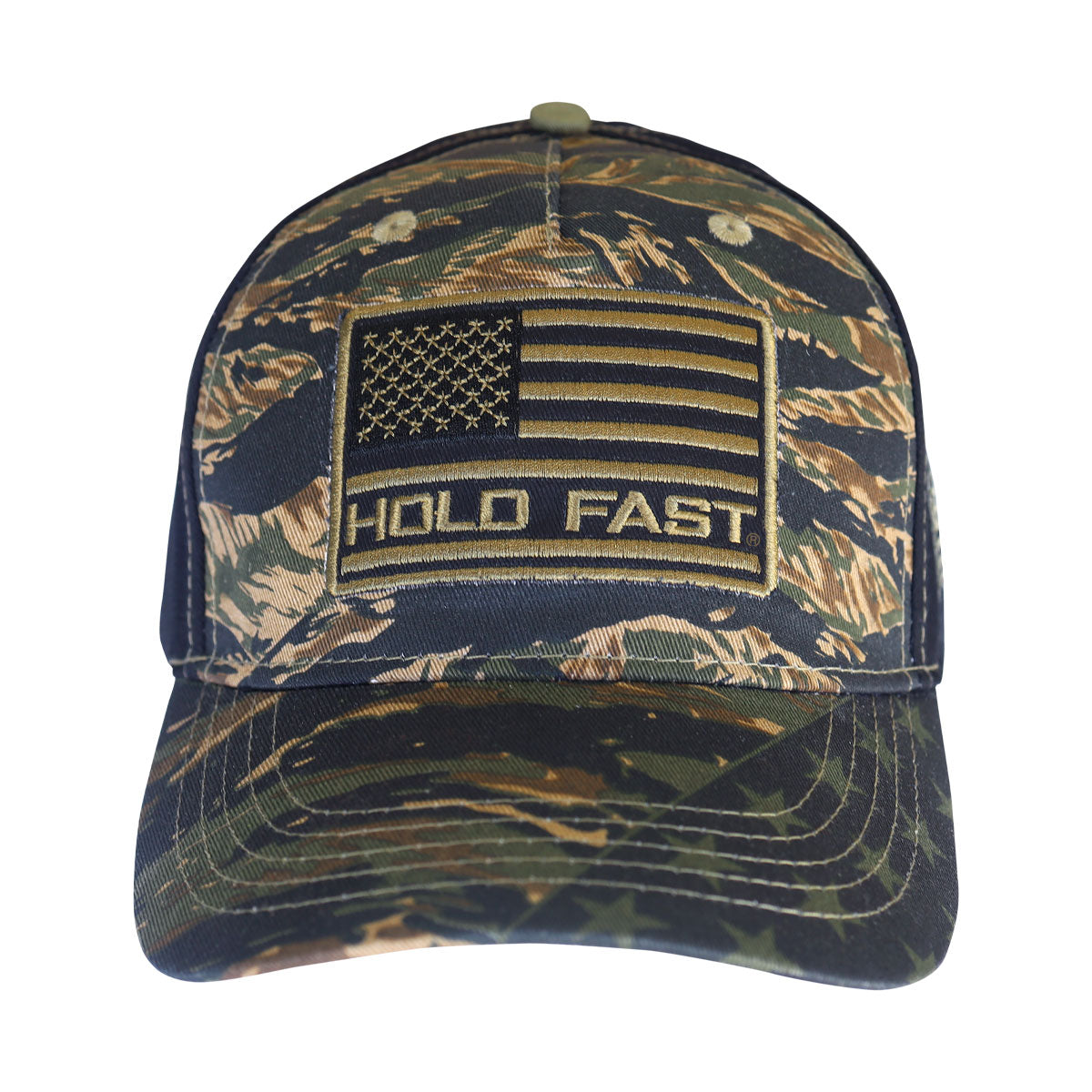 HOLD FAST Mens Cap Tiger Stripe Flag