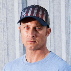 HOLD FAST Mens Cap Patriotic Flag