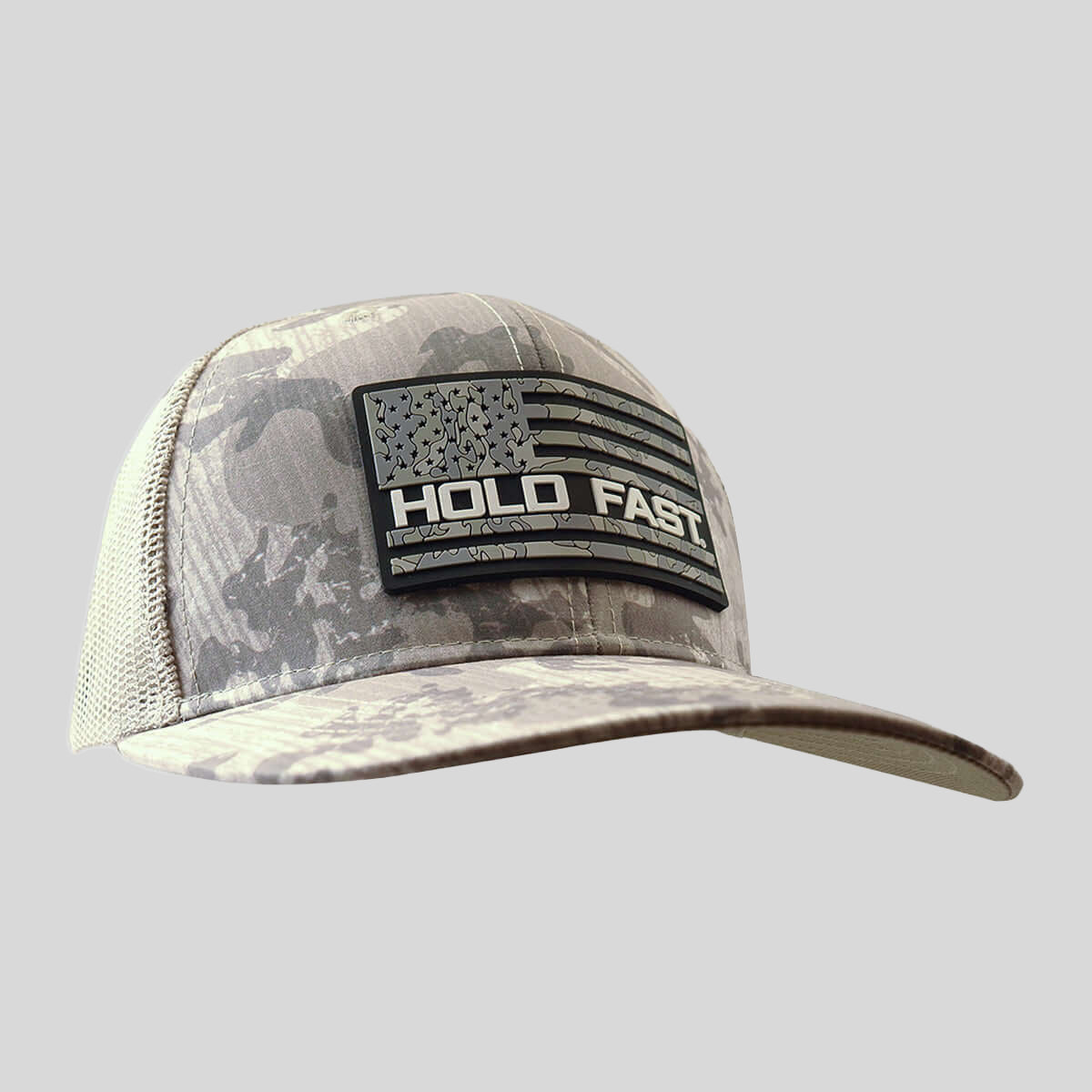HOLD FAST Mens Cap Light Grey Desert Camo