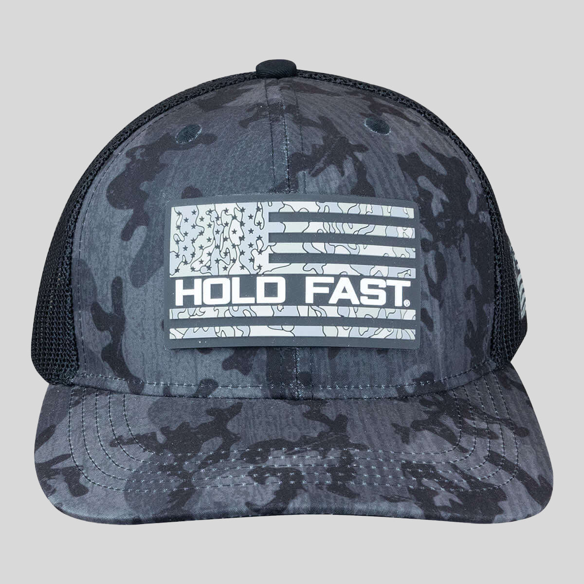 HOLD FAST Mens Cap Dark Grey Desert Camo Secondary image