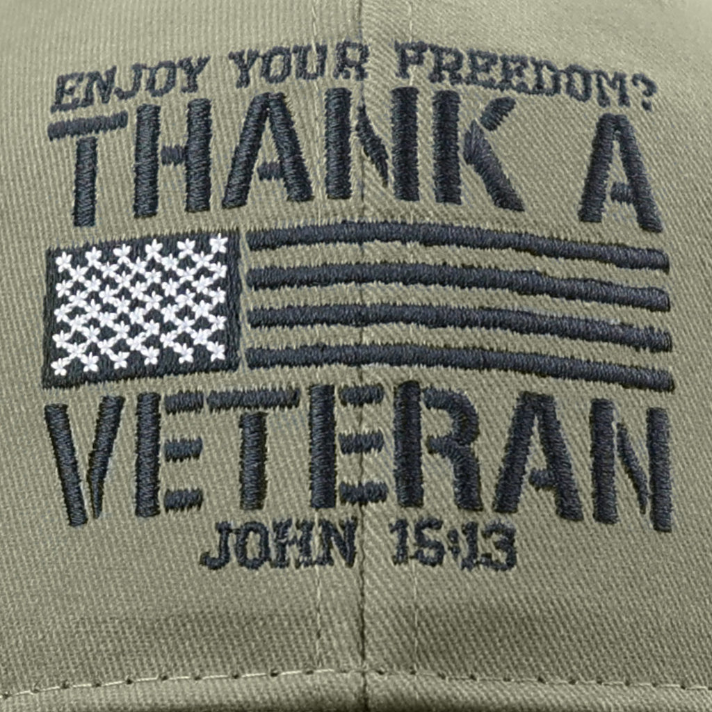 HOLD FAST Mens Cap Thank A Veteran Flag