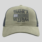 HOLD FAST Mens Cap Thank A Veteran Flag