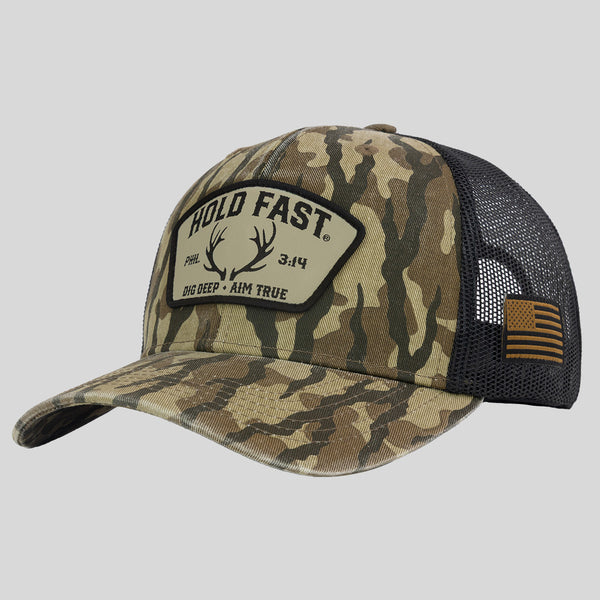 Hold Fast Mens Cap Dig Deep Antler Camo – Kerusso.com