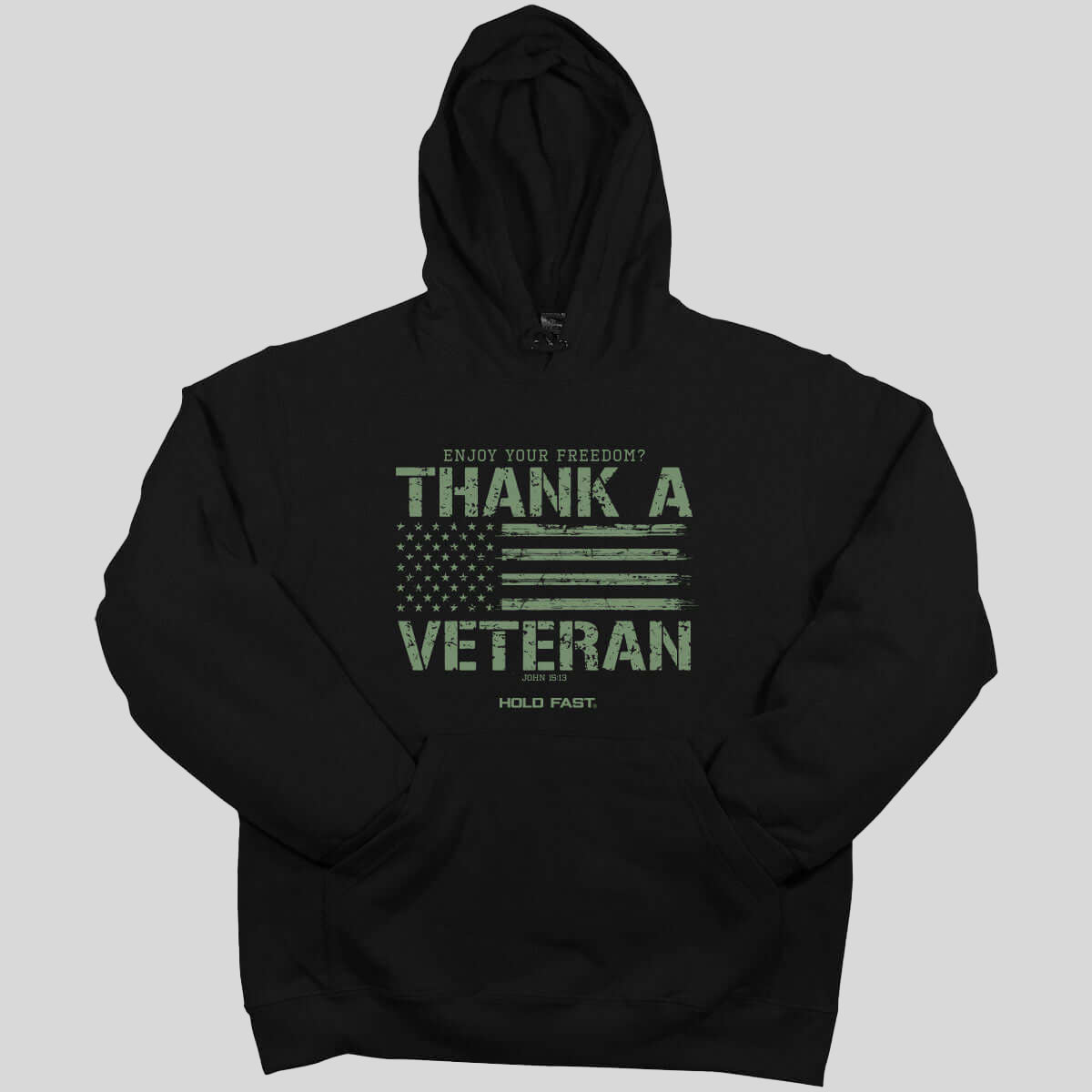 Hold Fast Mens Hoody Thank A Veteran Main image