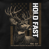 HOLD FAST Mens Hoody Deer Flag