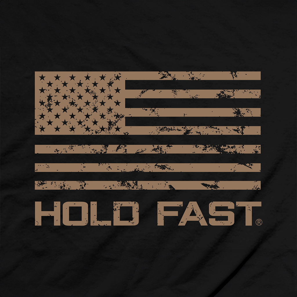 HOLD FAST Mens Hoodie Strength Through Discipline