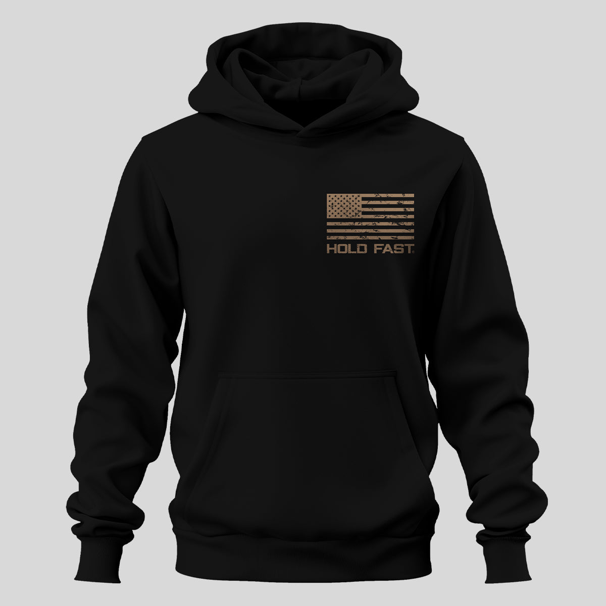 HOLD FAST Mens Hoodie Strength Through Discipline Secondary image