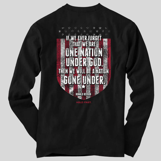 Hold Fast Mens Long Sleeve T-Shirt Gone Under
