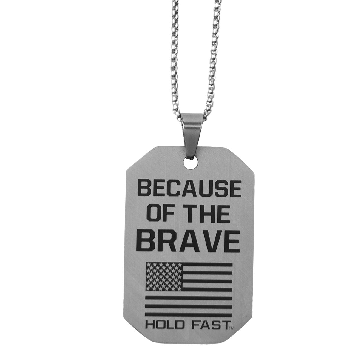 HOLD FAST Mens Necklace Land Of The Free