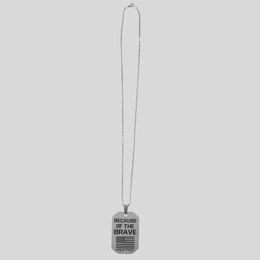 HOLD FAST Mens Necklace Land Of The Free