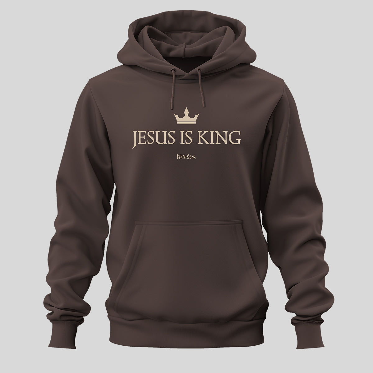 Kerusso Mens Hoodie Jesus Is King Main image