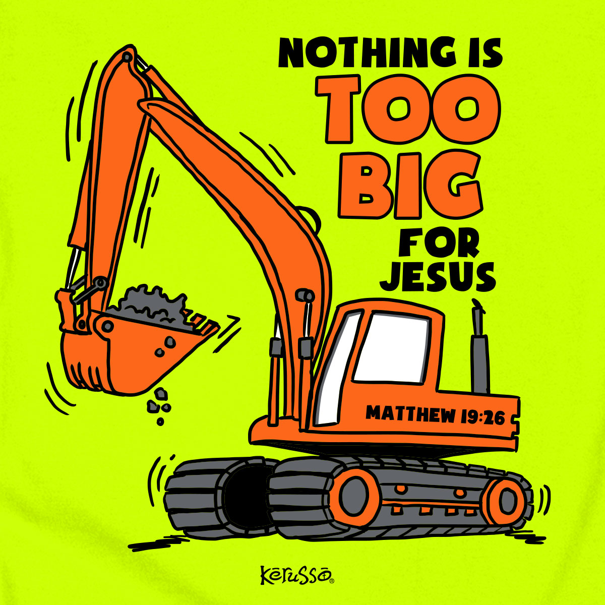 Kerusso Kids T-Shirt Nothing Too Big Matthew 19:26