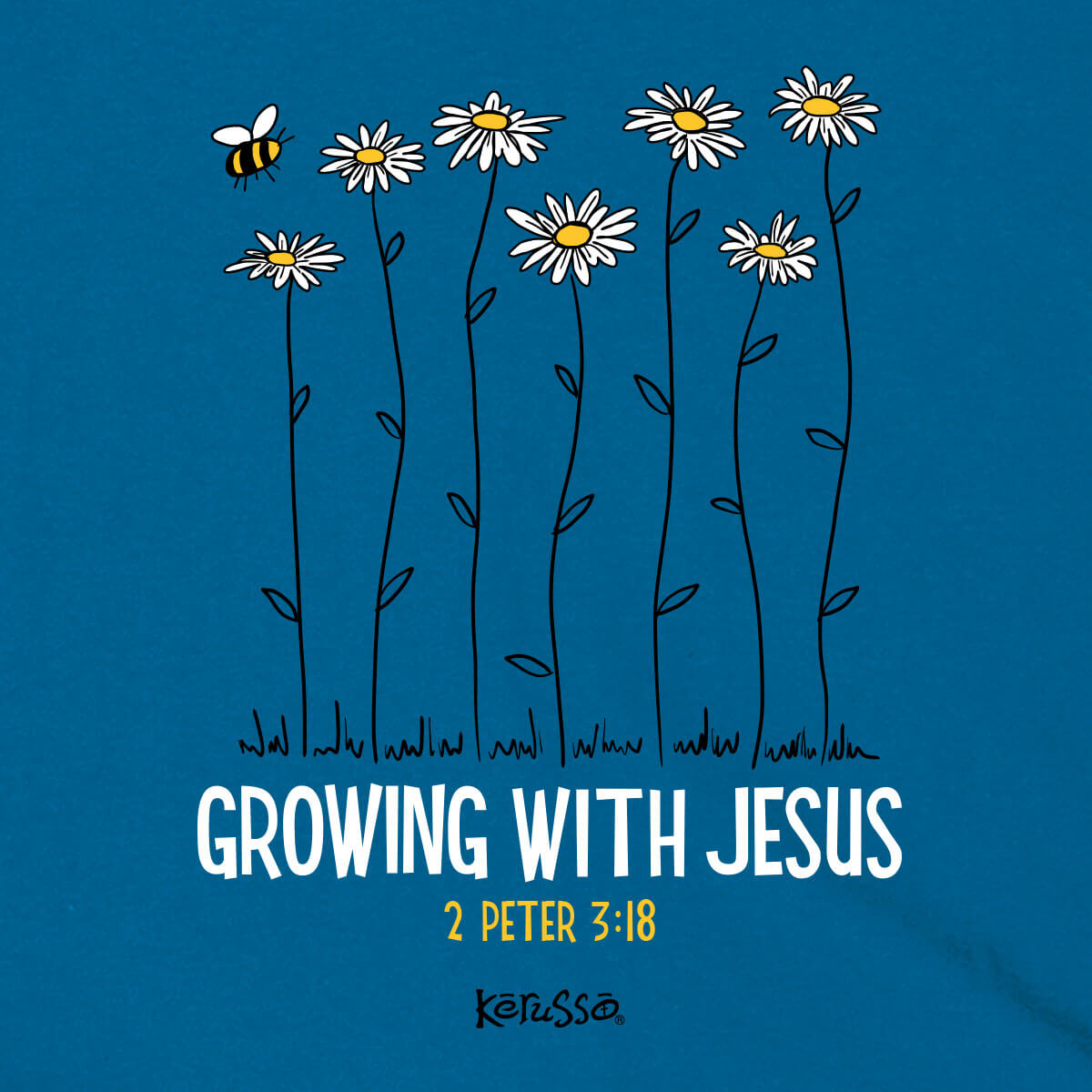 Kerusso Kids T-Shirt Growing With Jesus