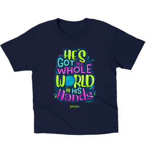 Kerusso Kids T-Shirt He's Got The Whole World In His Hands