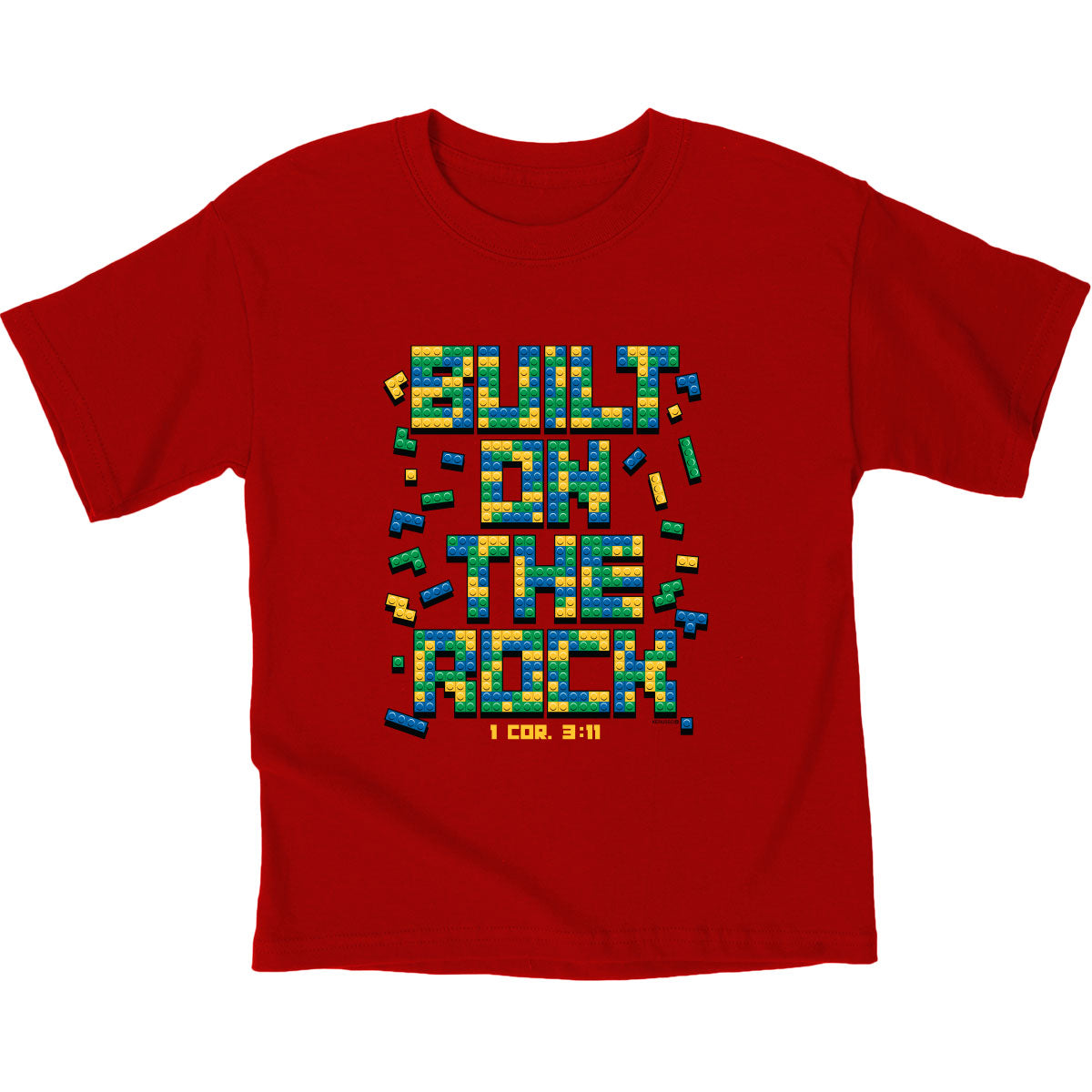 Kerusso Kids T-Shirt Building On The Rock Of Jesus