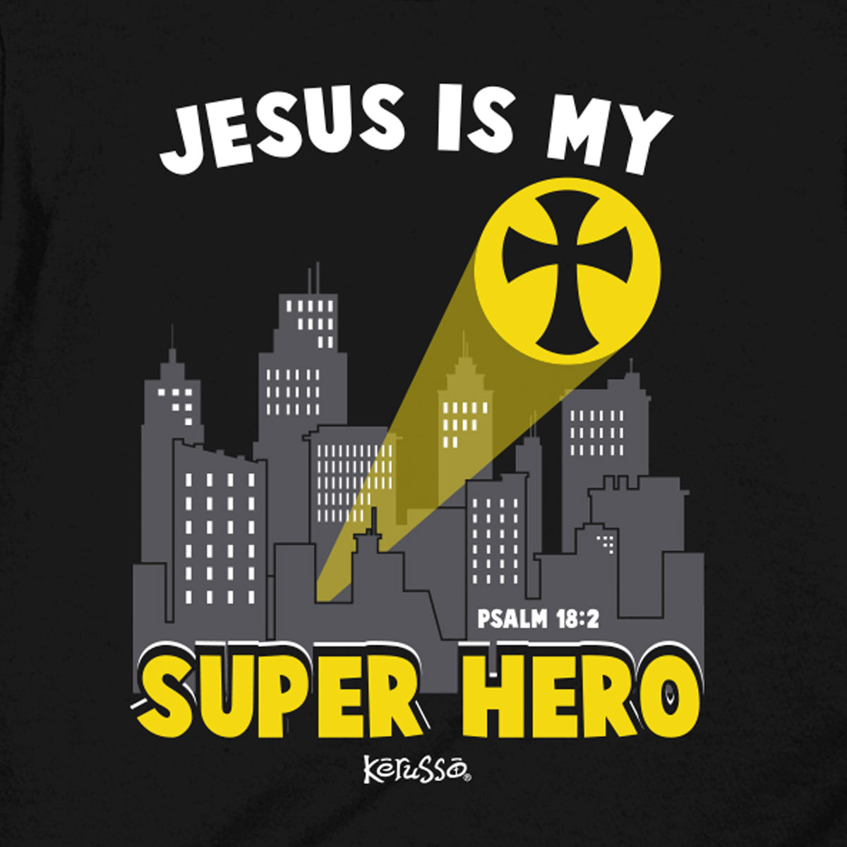 Kerusso Kidz T-Shirt Jesus Super Hero