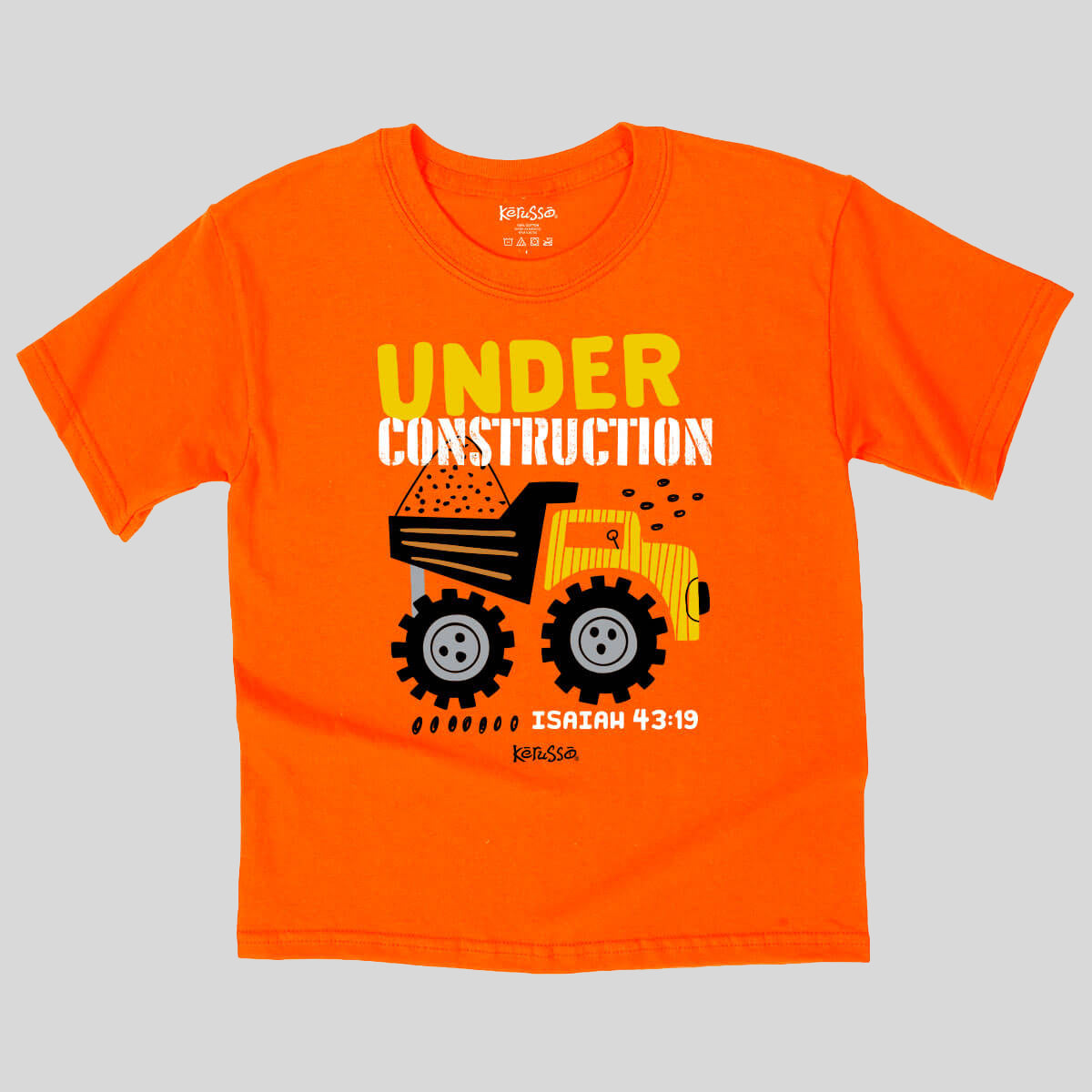 Kerusso Kids T-Shirt Under Construction