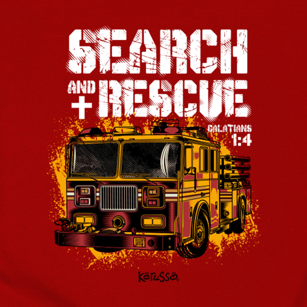 Kerusso Kids T-Shirt Search And Rescue