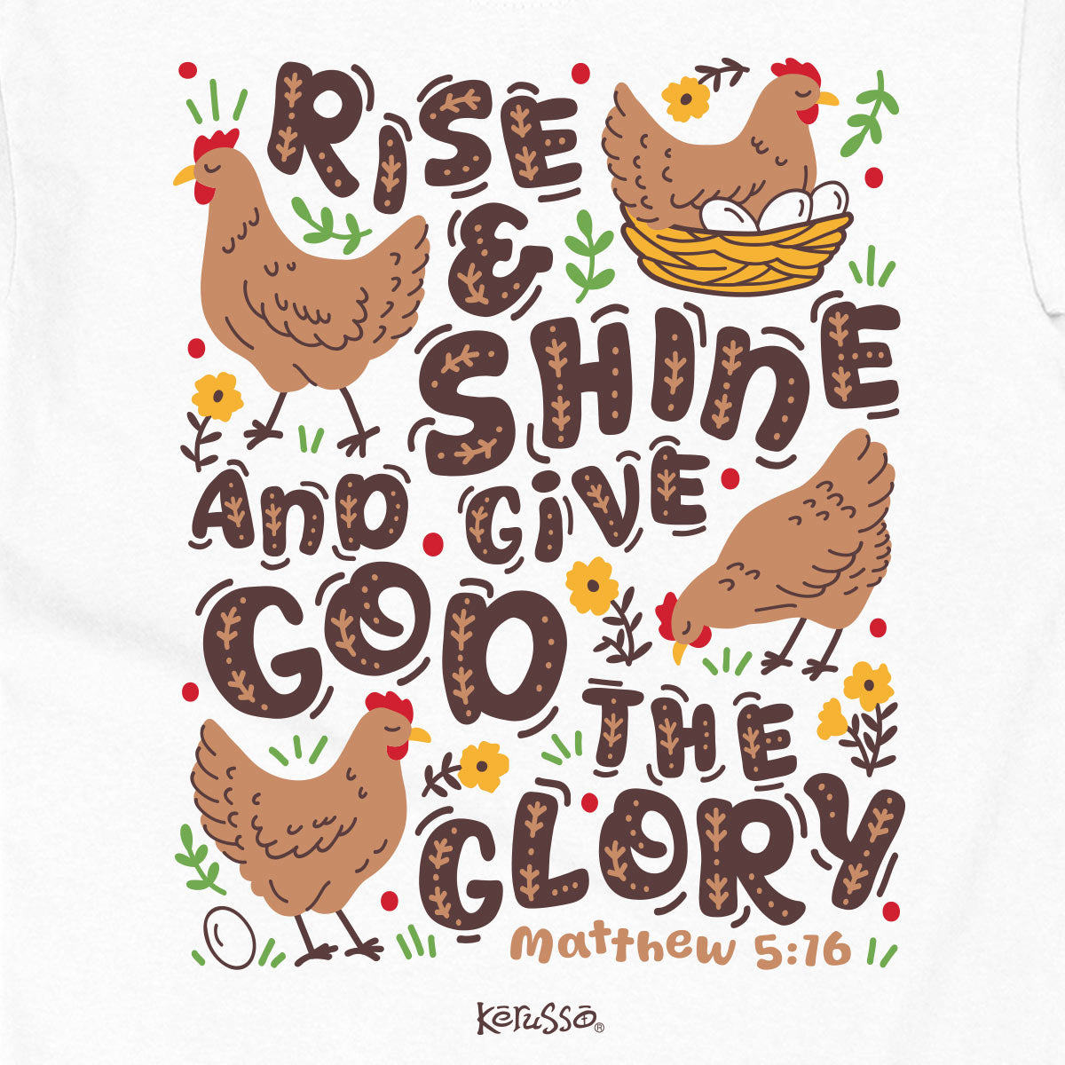 Kerusso Kidz T-Shirt Rise And Shine Secondary image