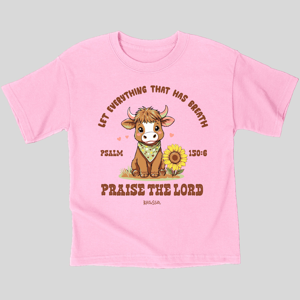 Kerusso Kids T-Shirt Praise Cow Main image