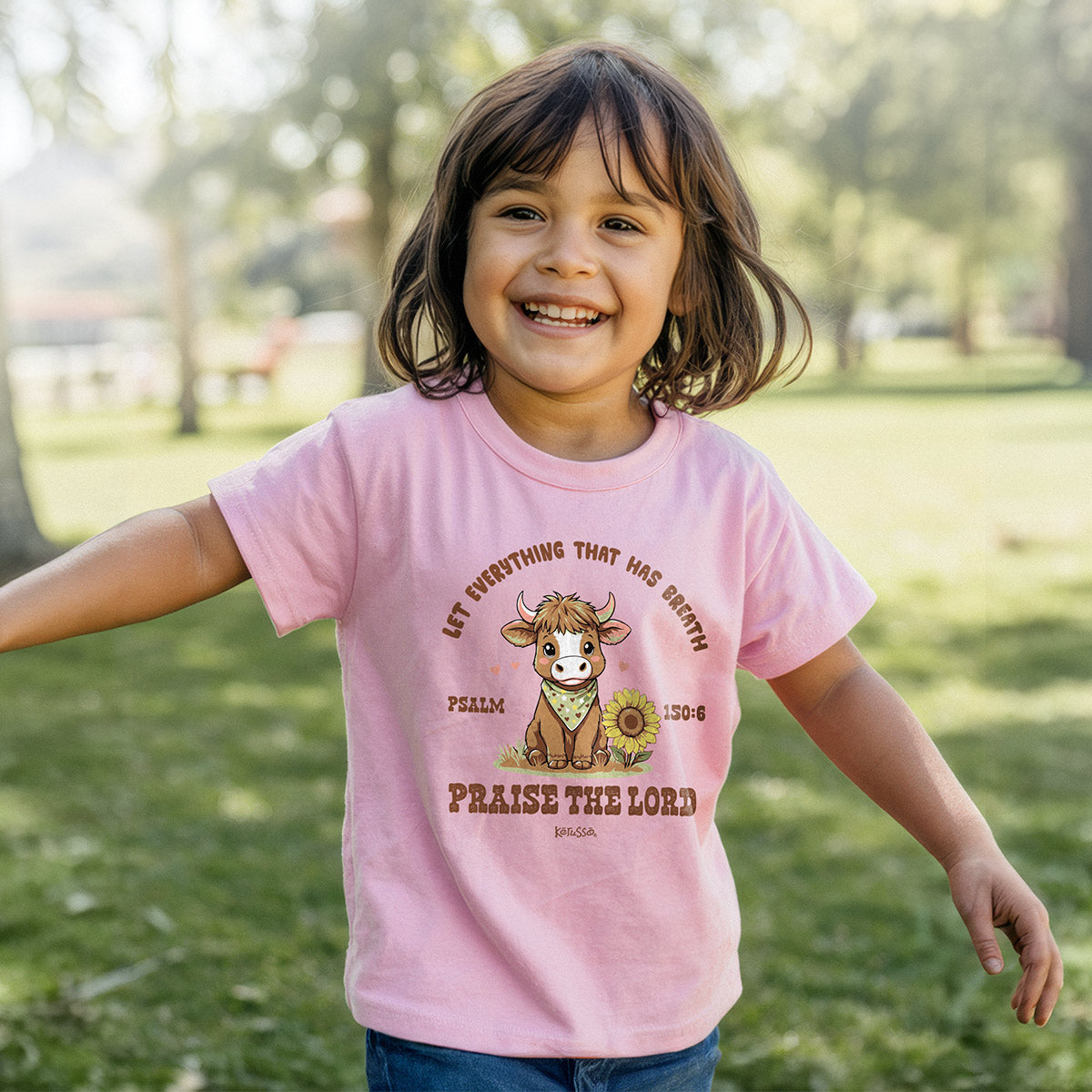 Kerusso Kids T-Shirt Praise Cow