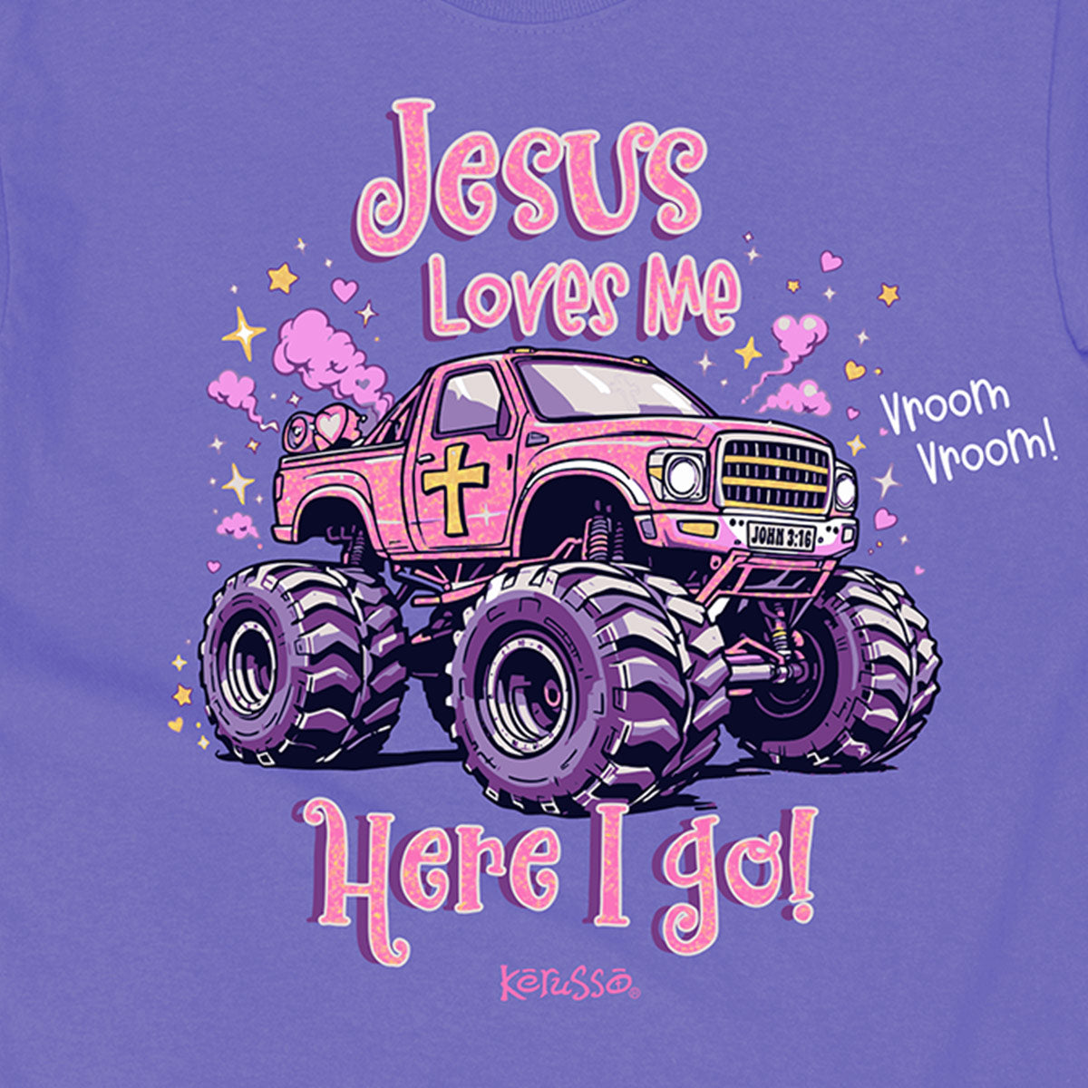 Kerusso Kids T-Shirt Pink Truck