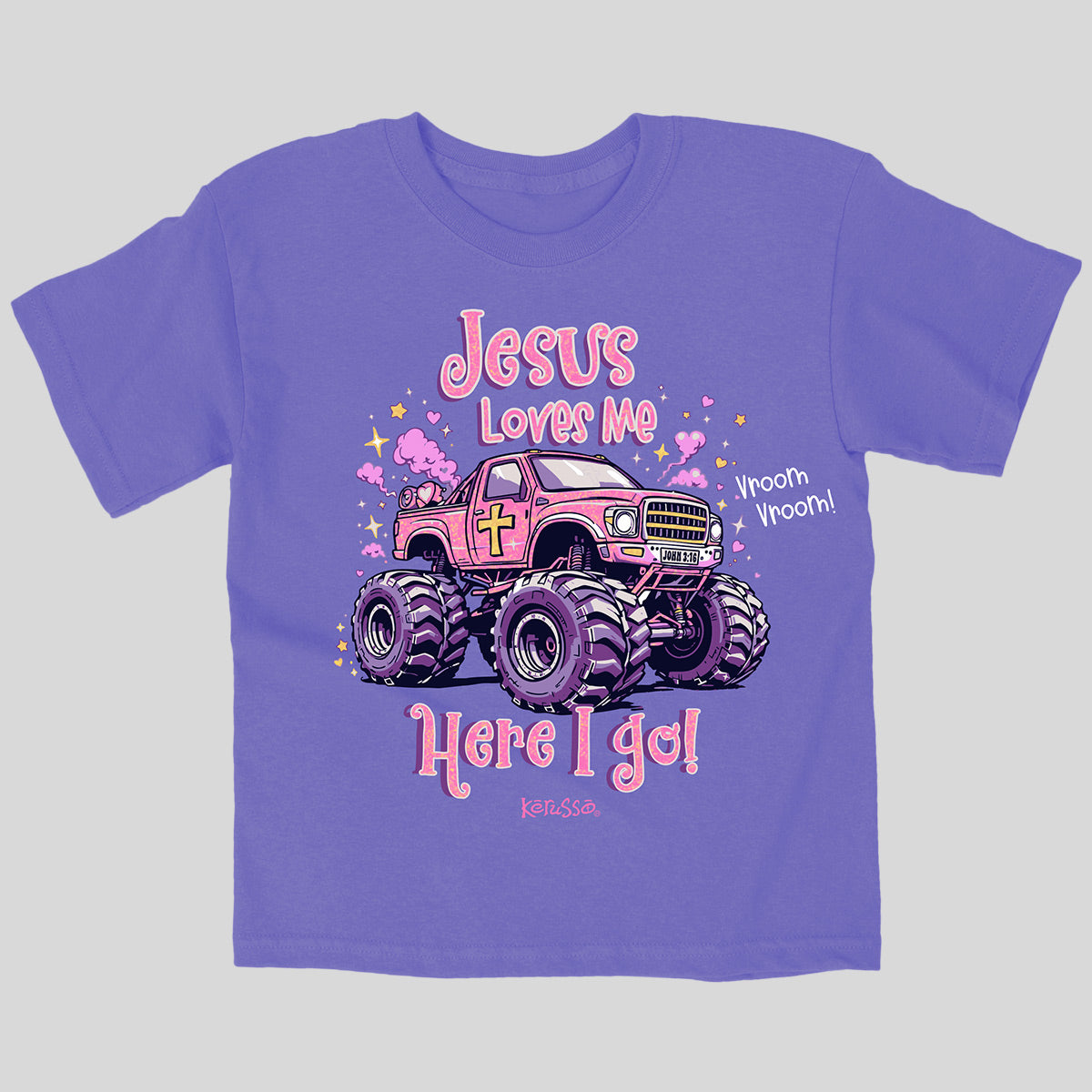 Kerusso Kids T-Shirt Pink Truck