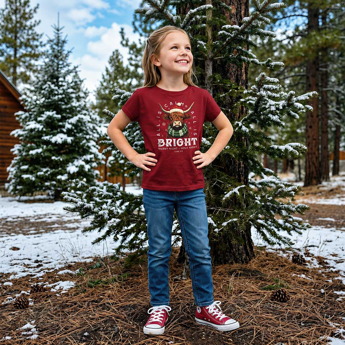 Kerusso Kids Christmas T-Shirt Bright