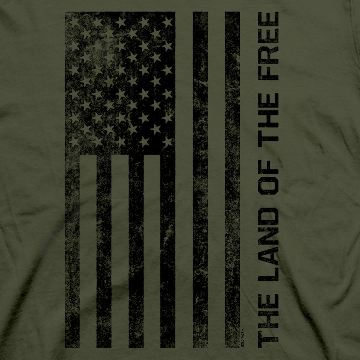 HOLD FAST Mens T-Shirt Freedom Flag Secondary image