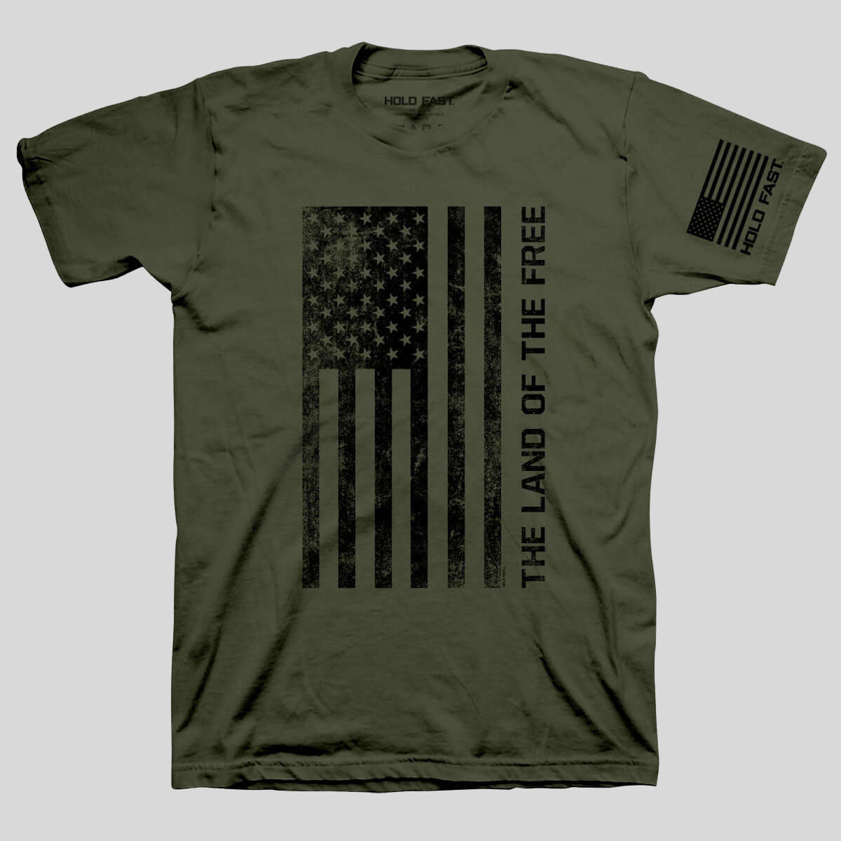 HOLD FAST Mens T-Shirt Freedom Flag Main image