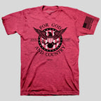 HOLD FAST Mens T-Shirt Honor And Glory God And Country