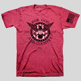 HOLD FAST Mens T-Shirt Honor And Glory God And Country