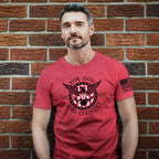 HOLD FAST Mens T-Shirt Honor And Glory God And Country