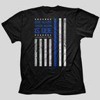 HOLD FAST Mens T-Shirt Back The Blue