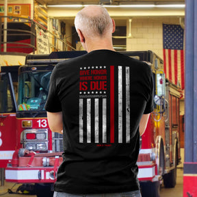 HOLD FAST® Men’s T-Shirt Back The Red