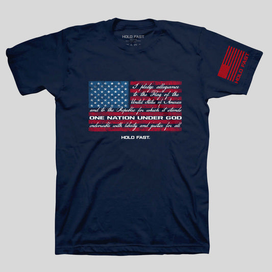 HOLD FAST Mens T-Shirt Pledge Allegiance