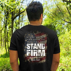 HOLD FAST Mens T-Shirt Stand Firm