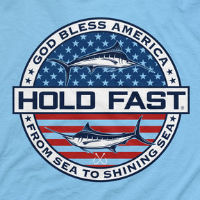 HOLD FAST Mens T-Shirt God Bless America