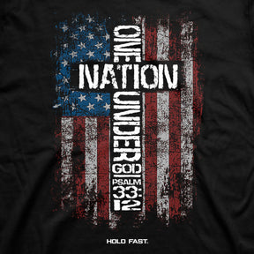 HOLD FAST Mens T-Shirt One Nation Under God