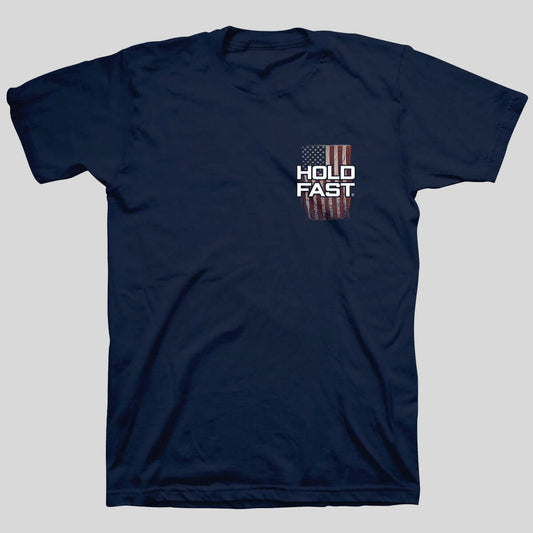 HOLD FAST Mens T-Shirt Battle Flag