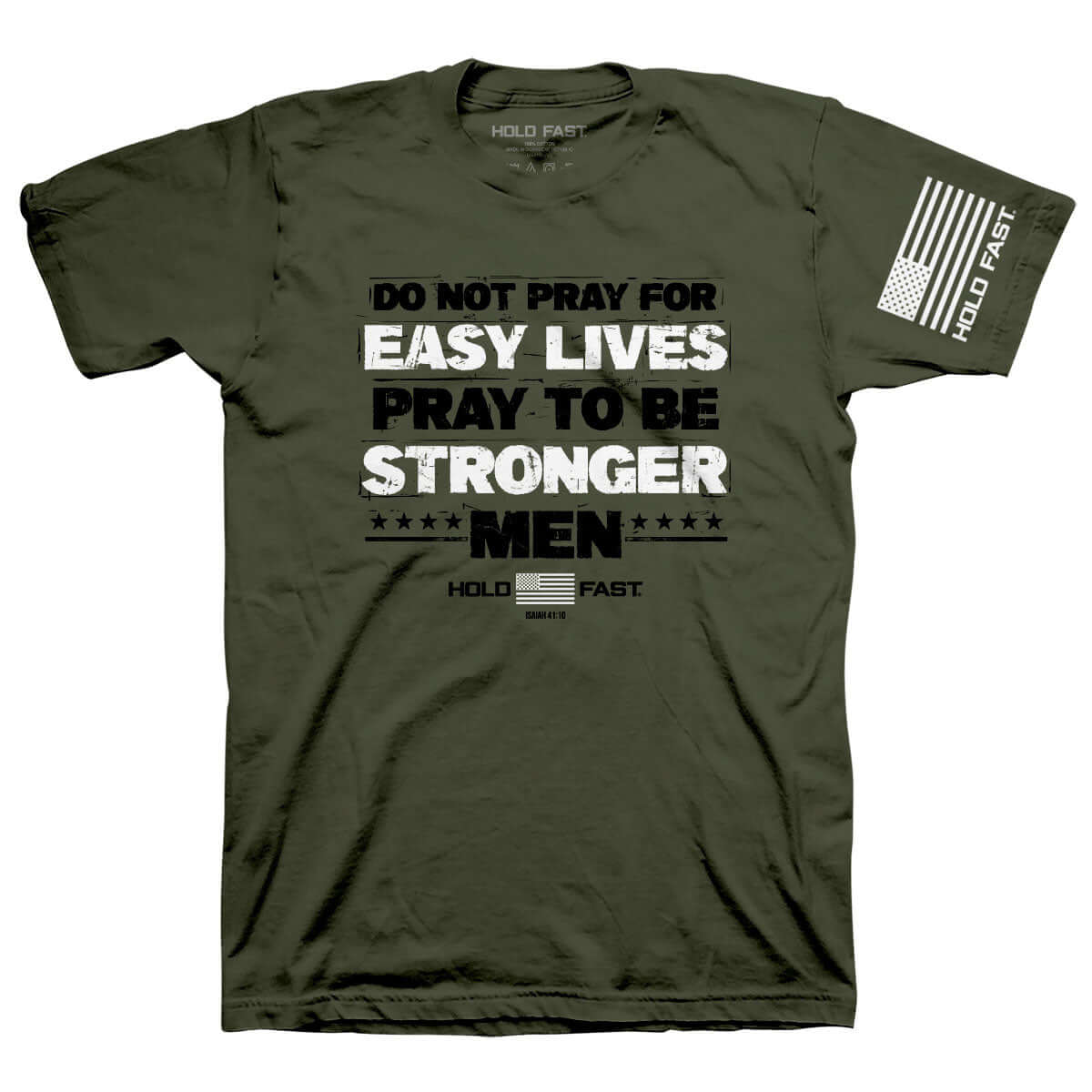 HOLD FAST Mens T-Shirt Strong Men