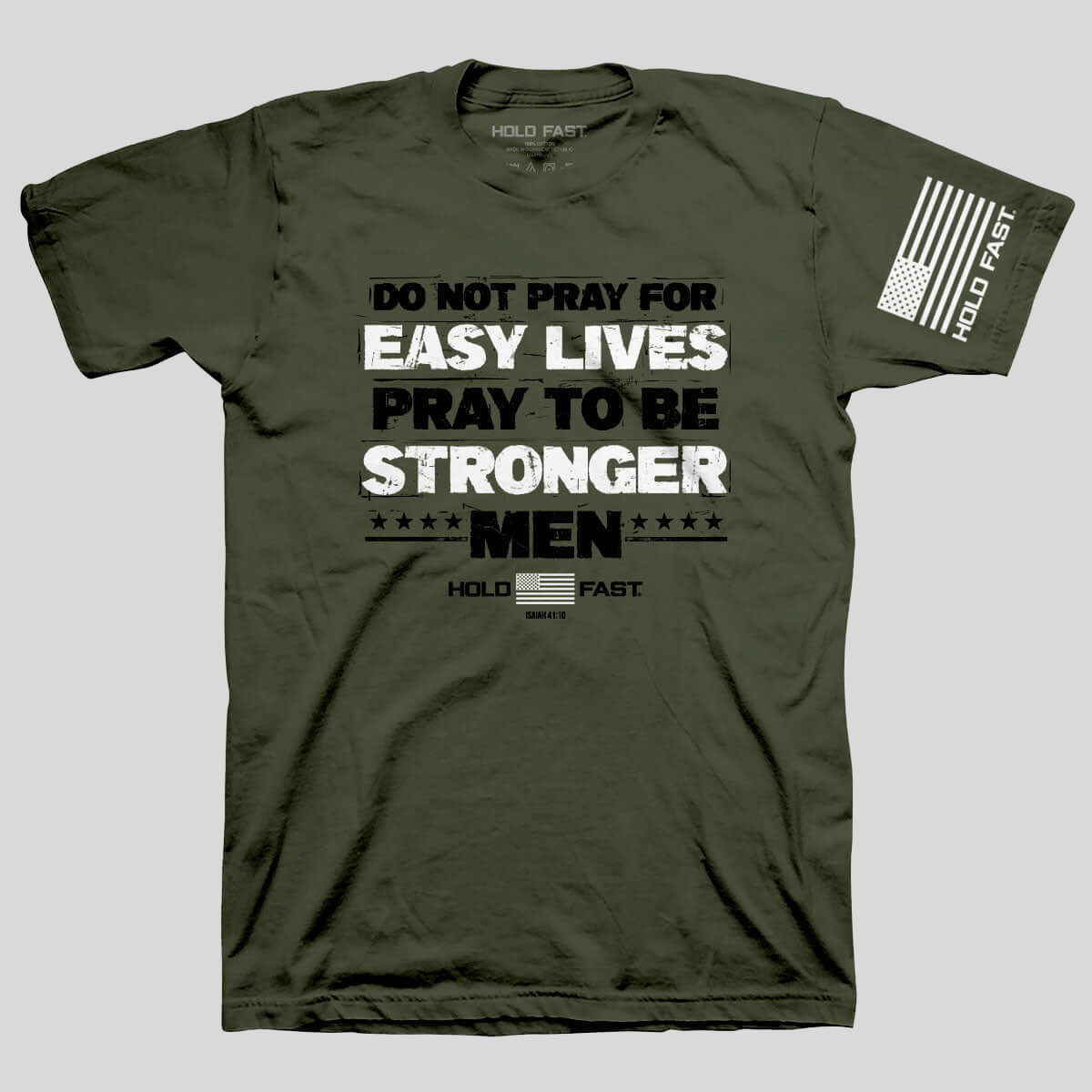 HOLD FAST Mens T-Shirt Strong Men Main image